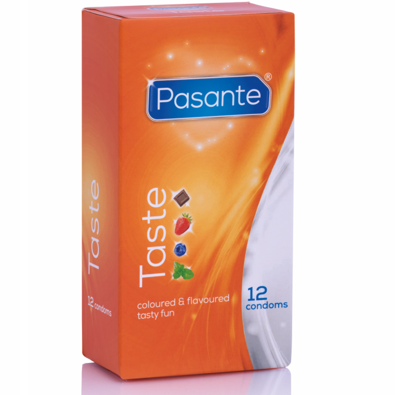 Презервативи Pasante Taste с вкус, 12 броя