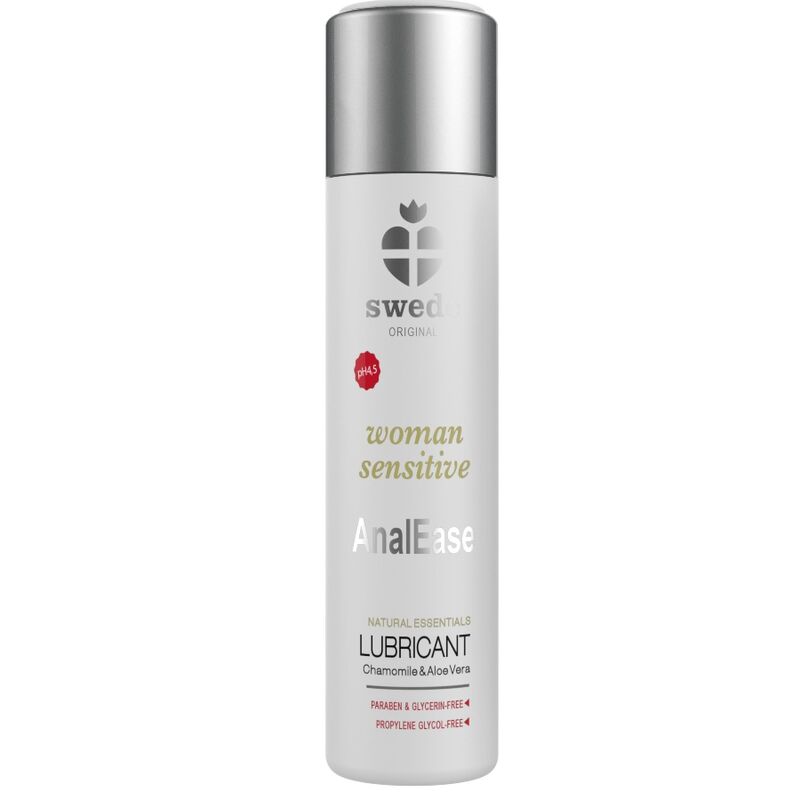 SWEDE Woman Sensitive AnalEase лубрикант на водна основа, 120 ml