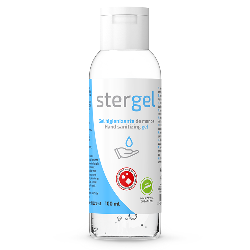 Дезинфекциращ гел за ръце STERGEL с алое вера, 100 ml