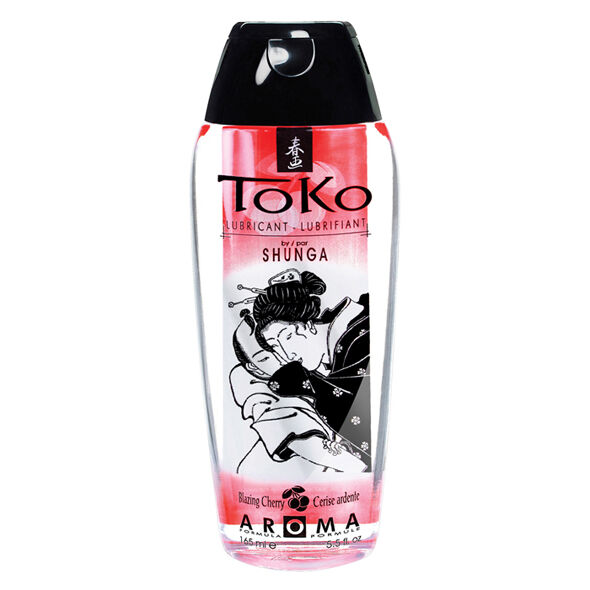 Shunga Toko Burning Cherry лубрикант с вкус, 165 ml