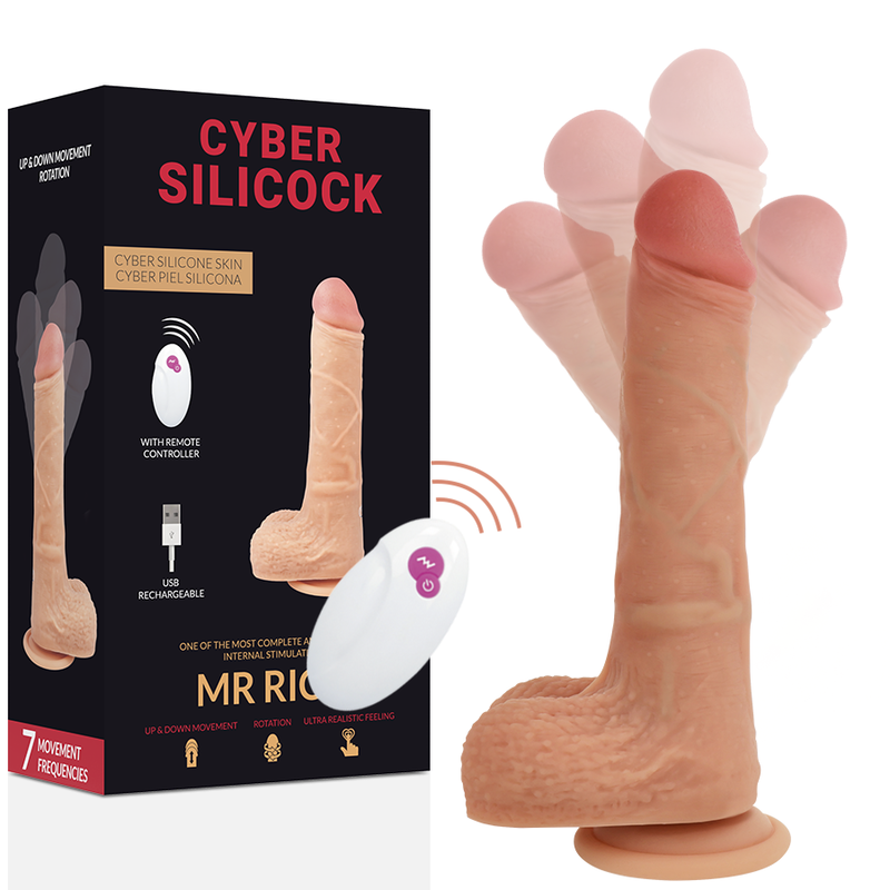 Вибратор CYBER SILICOCK Mr Rick с дистанционно управление
